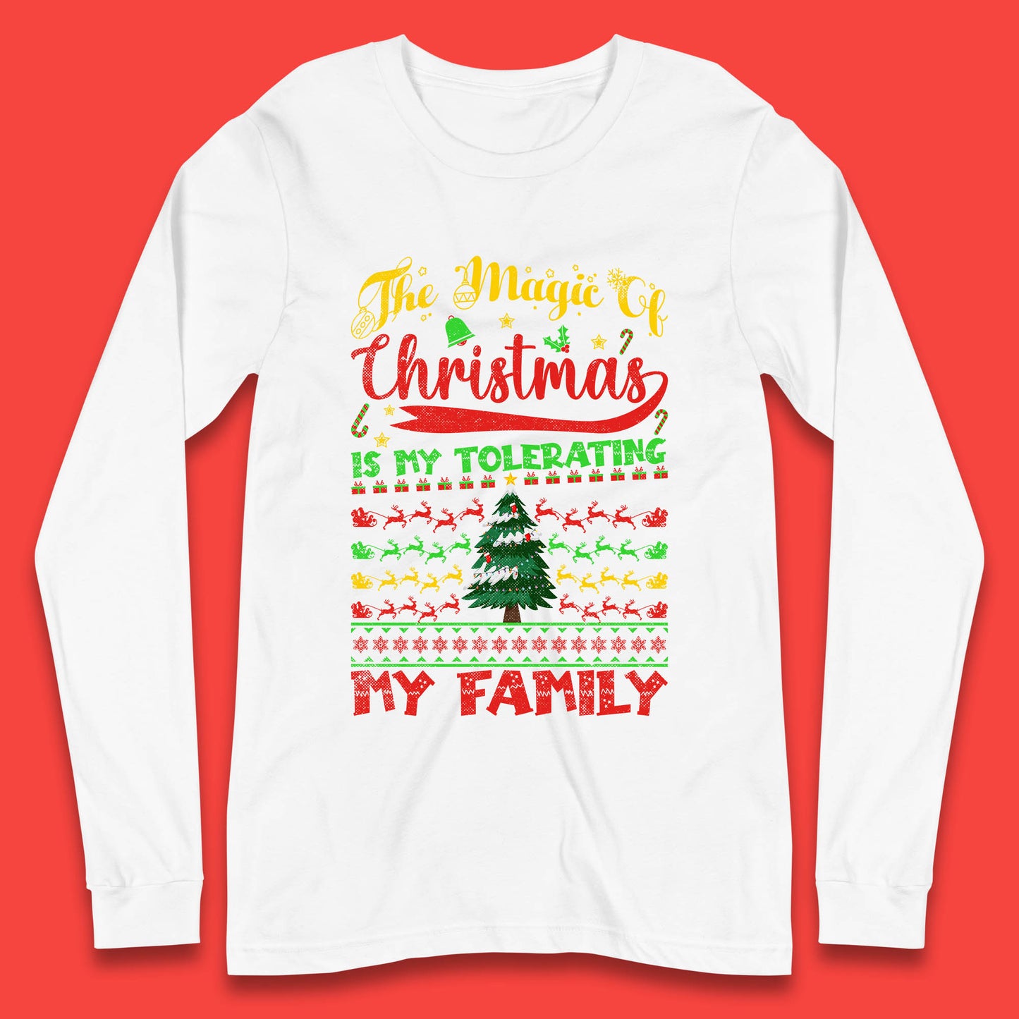 christmas quote long sleeve t shirt