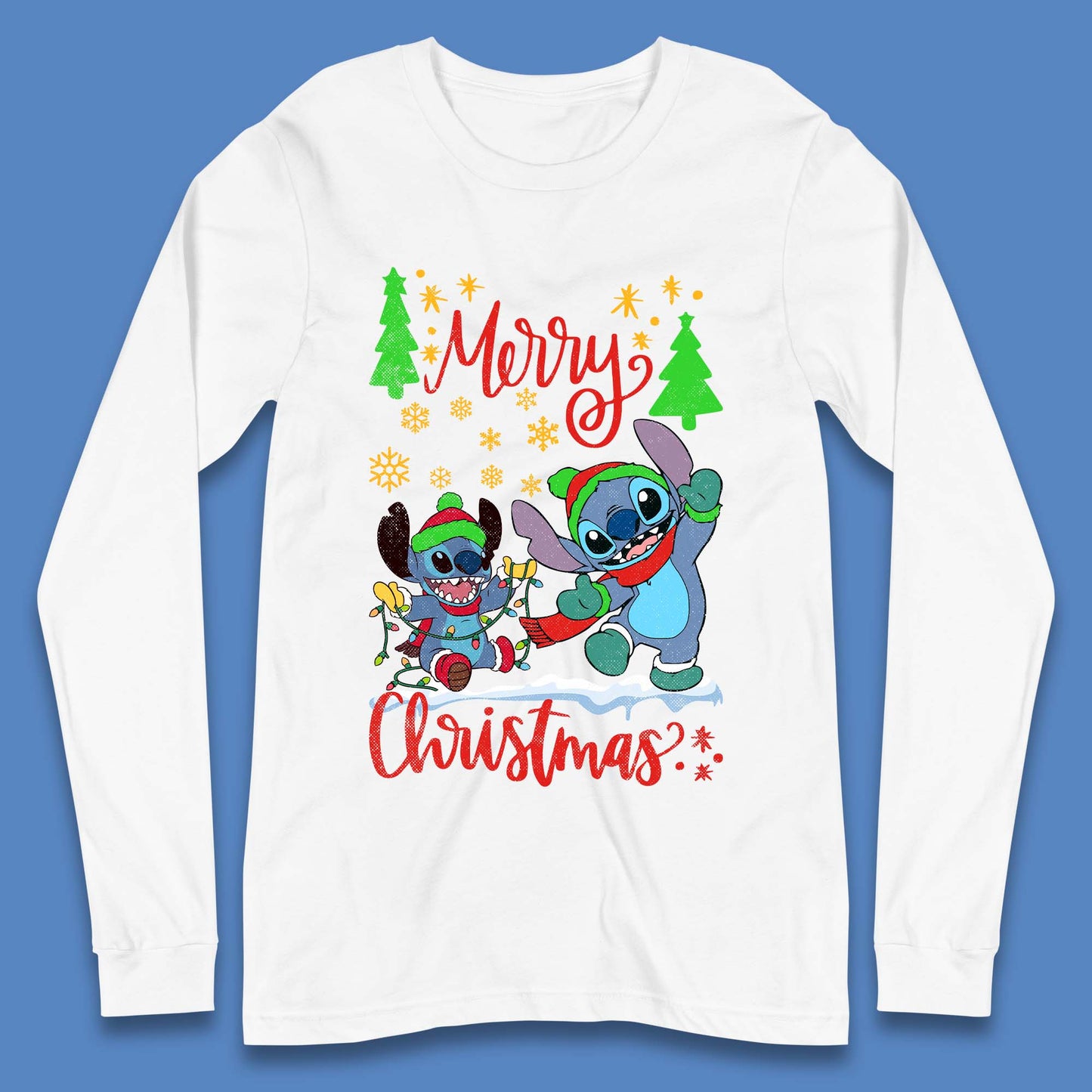 Stitch Squad Christmas Long Sleeve T-Shirt