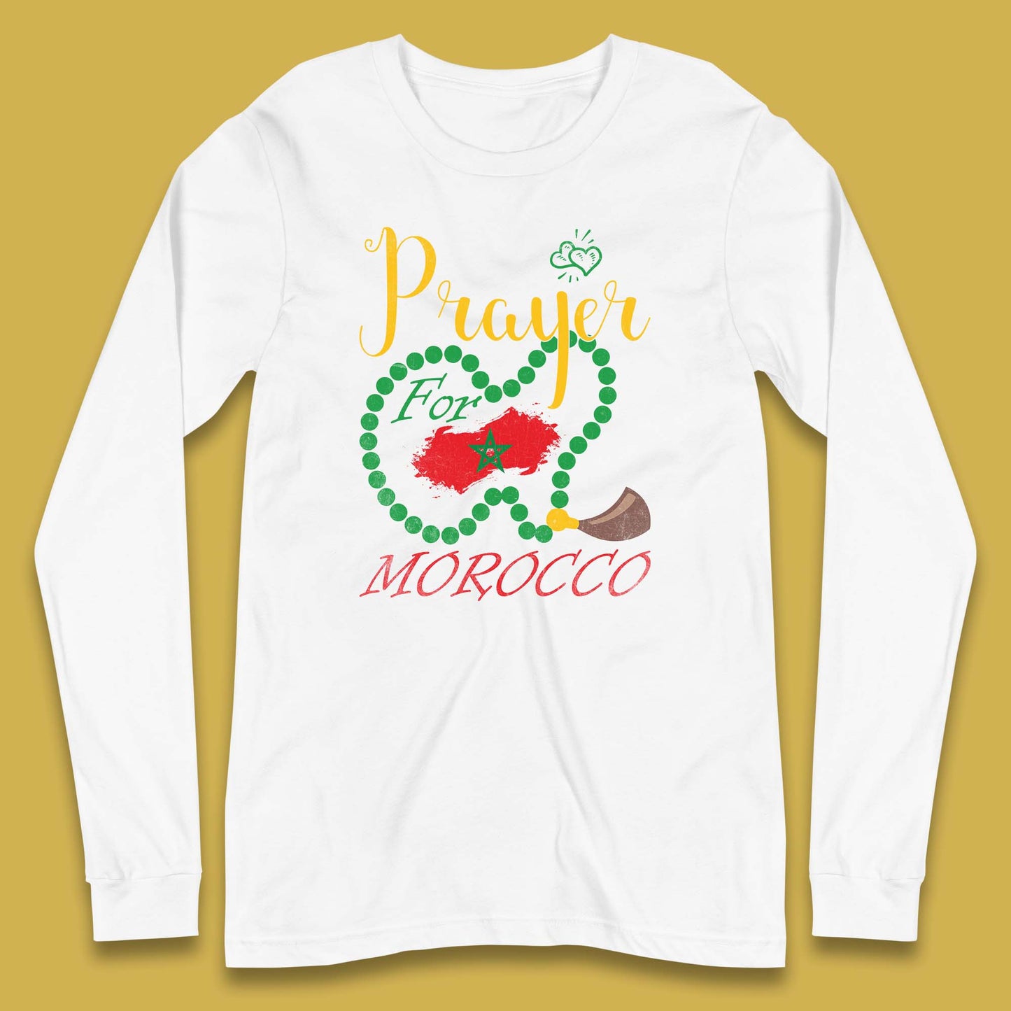 Prayer For Morocco Stay Strong Morocco Earthquake Support Long Sleeve T Shirt