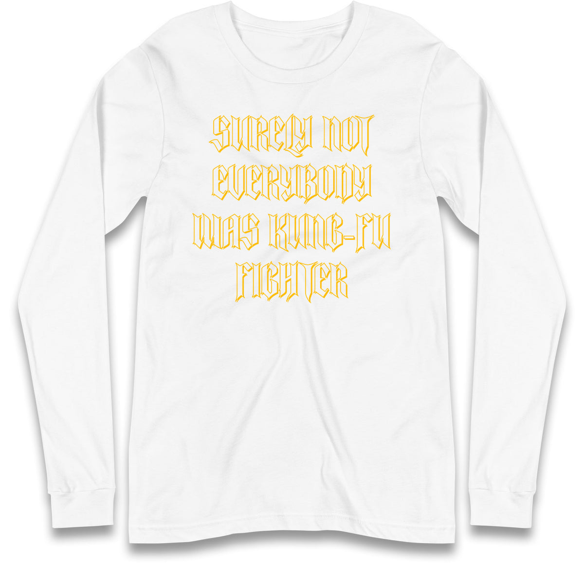 Kung Fu Fighter Long Sleeve T Shirt