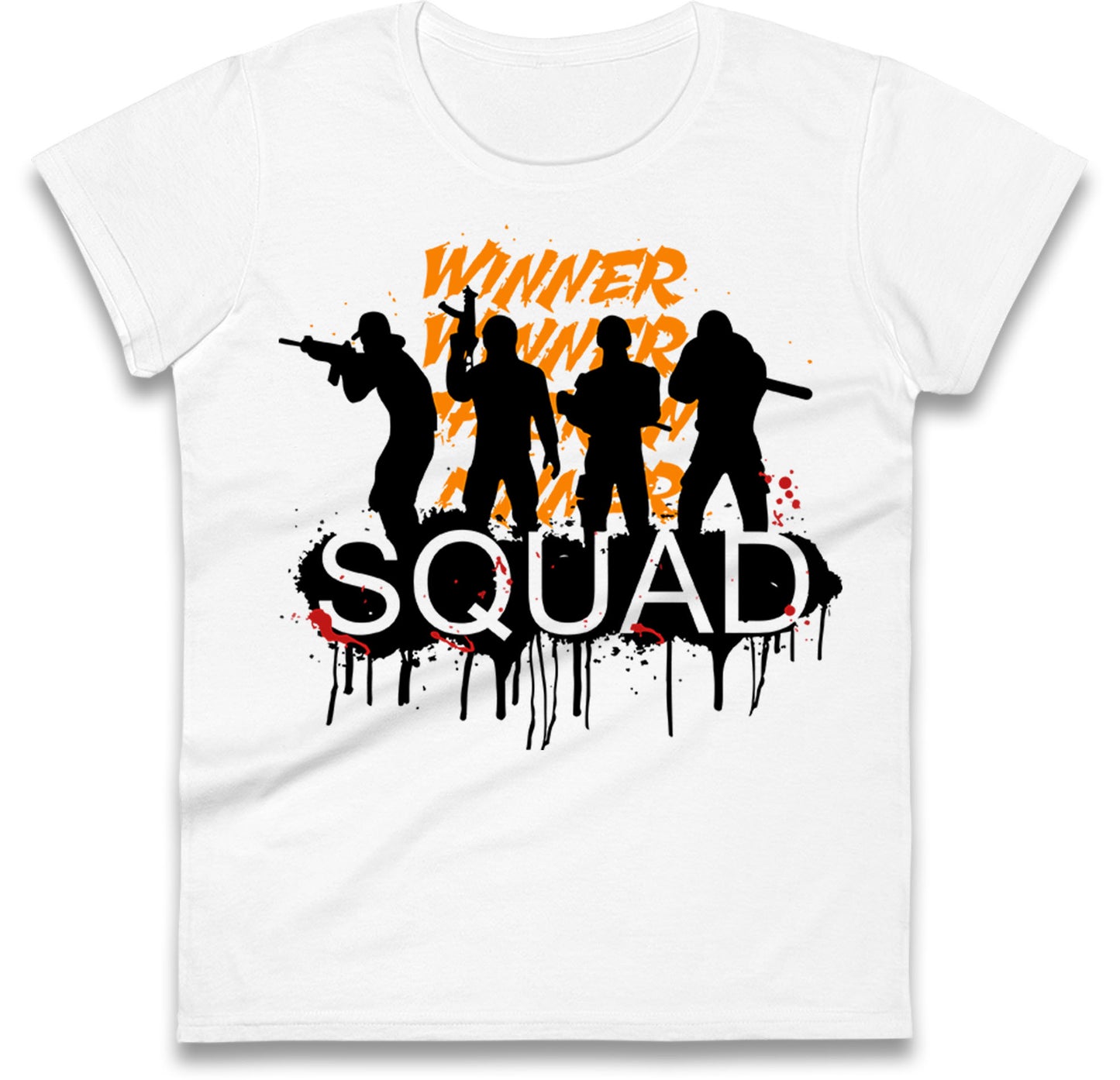 Pubg Squad Ladies T Shirt