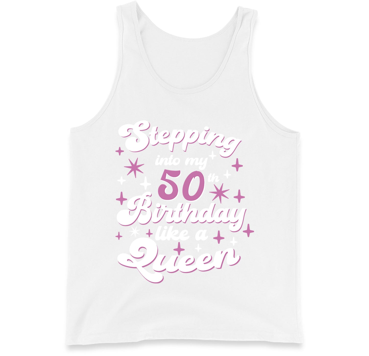 Queen 50th Birthday Tank Top