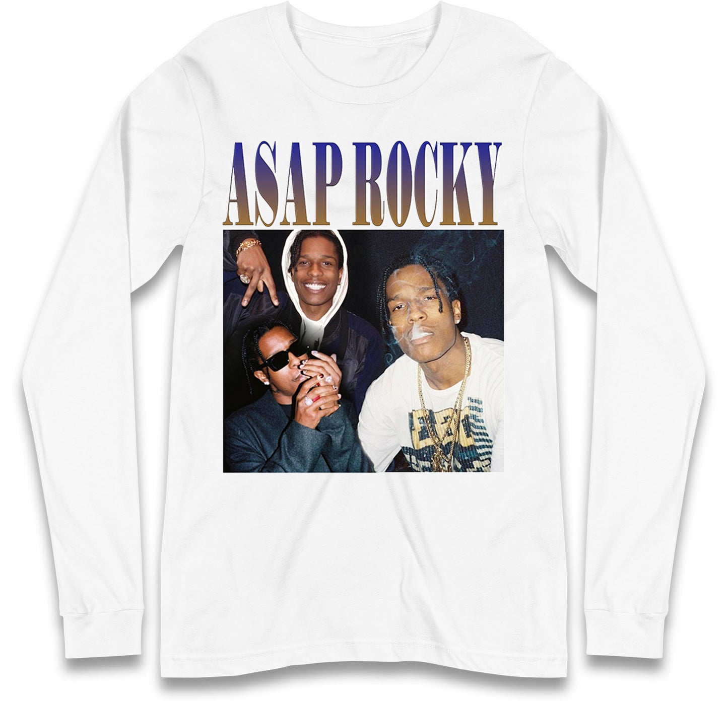 ASAP Rocky Rapper Longsleeve T Shirt
