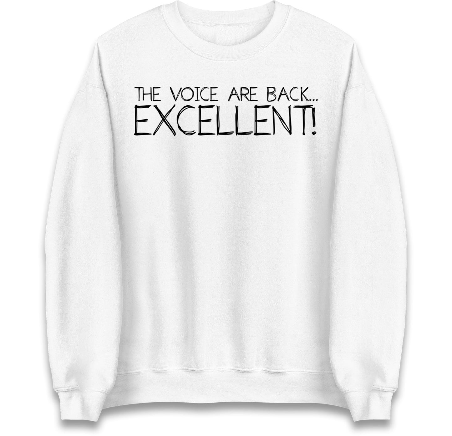 The Voice Are Back Excellent Jumper
