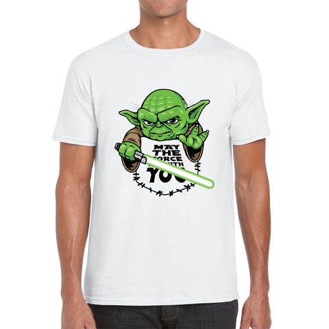 May The 4th Be With You Yoda Green Humanoid Alien Star Wars Day Disney Star Wars Yoda Star Wars 46th Anniversary Mens Tee Top