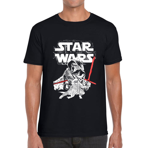 Star Wars Kylo Ren Fictional Character The Force Awakens Ben Solo Supreme Leader Of The First Order Disney Star Wars 46th Anniversary Mens Tee Top