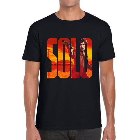 Han Solo Star Wars Fictional Character Solo A Star Wars Story Sci-fi Action Adventure Movie Star Wars Databank Mens Tee Top