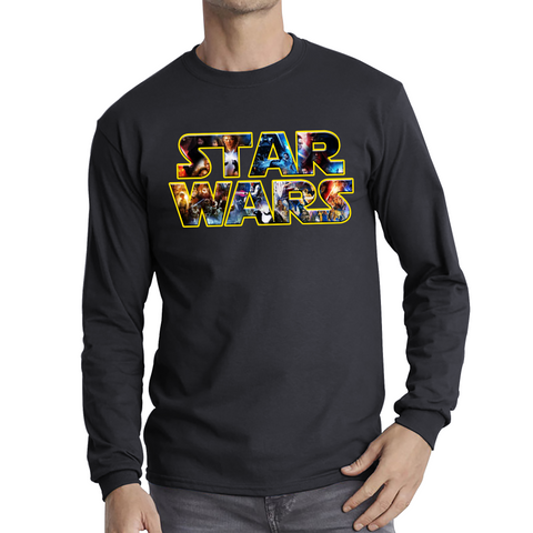 The Best Star Wars Shirt In The Galaxy Star Wars Logo Adult Long Sleeve T Shirt