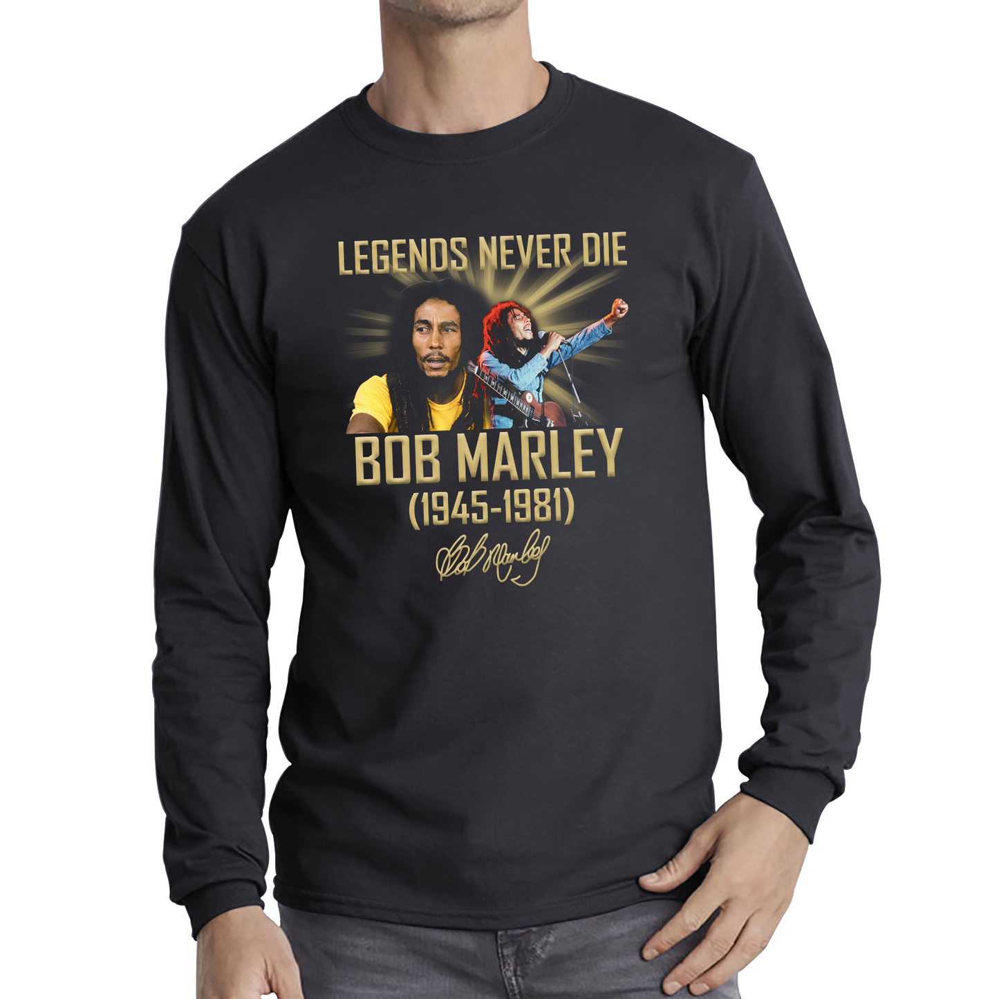 Bob Marley Legends Never Die T Shirt