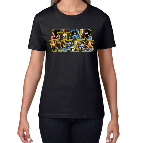 The Best Star Wars Tee Top In The Galaxy Star Wars Logo Ladies T Shirt