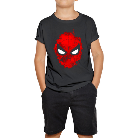 Marvel Comics Spiderman Face Kids T Shirt