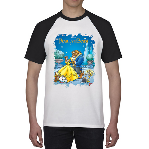 Disney Beauty and the Beast (The Story of the Movie in Comics by Bobbi Jg Weiss) Baseball T Shirt