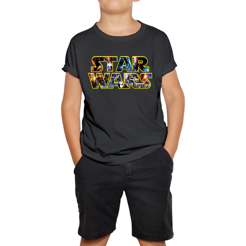 The Best Star Wars Tee Top In The Galaxy Star Wars Logo Kids T Shirt
