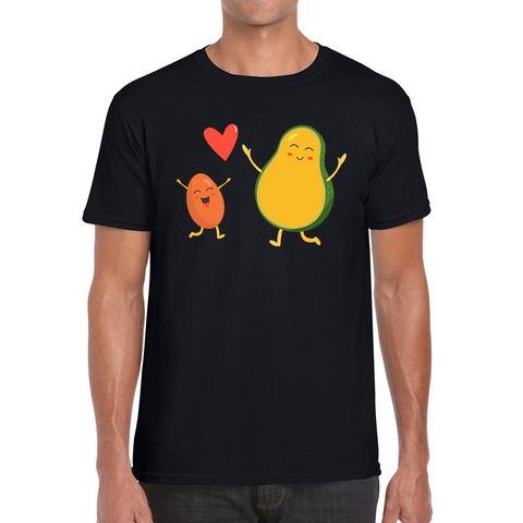 Bean & Avocado Funny Friendship T-shirt Best friends Love Birthday Gift Mens Tee Top
