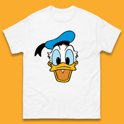 Donald Duck And Daisy Duck Face Cartoon Characters Disneyland Vacation Trip Disney World Mens Tee Top