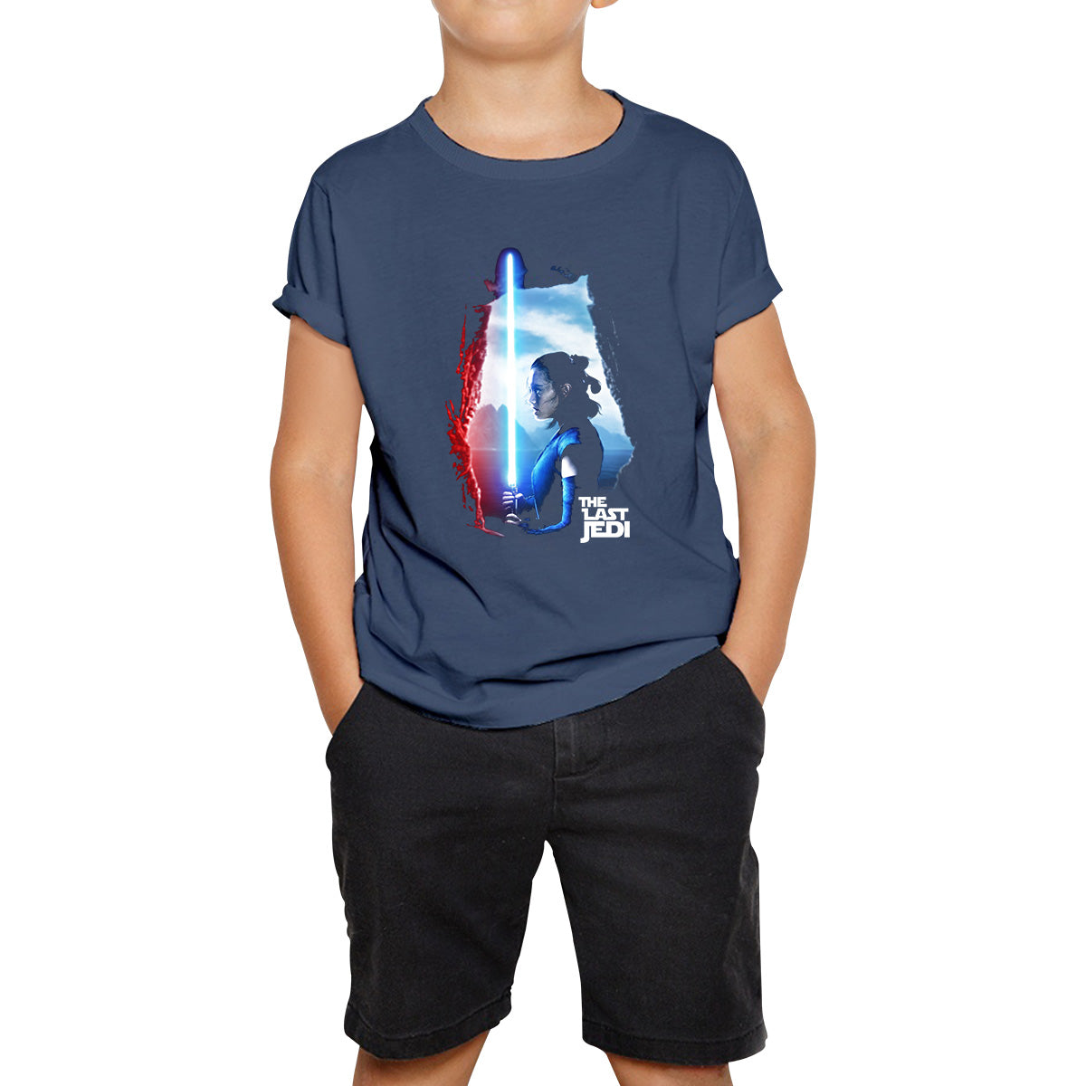 The Last Jedi Star Wars Rey Lightsaber Rey Skywalker Disney Star Wars Day 46th Anniversary Female Jedi Master Kids T Shirt
