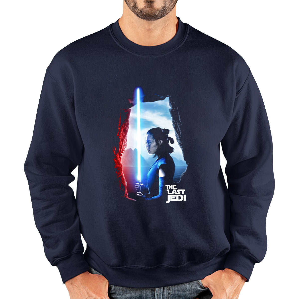 The Last Jedi Star Wars Rey Lightsaber Rey Skywalker Disney Star Wars Day 46th Anniversary Female Jedi Master Unisex Sweatshirt