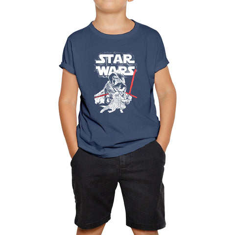 Star Wars Kylo Ren Fictional Character The Force Awakens Ben Solo Supreme Leader Of The First Order Disney Star Wars 46th Anniversary Kids T Shirt