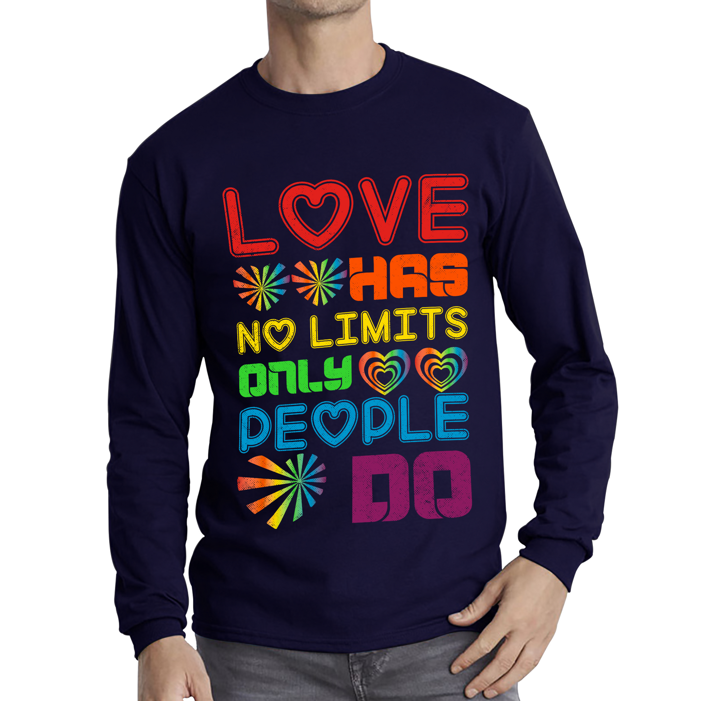 Love has No Limits Only People Do t shirt