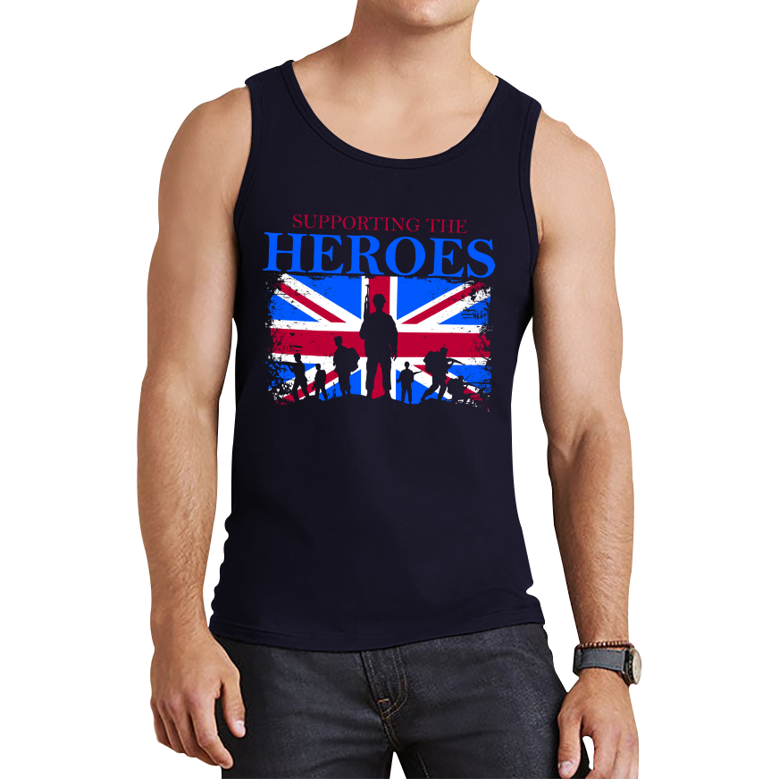 Supporting The Heroes British Veteran Tank Top