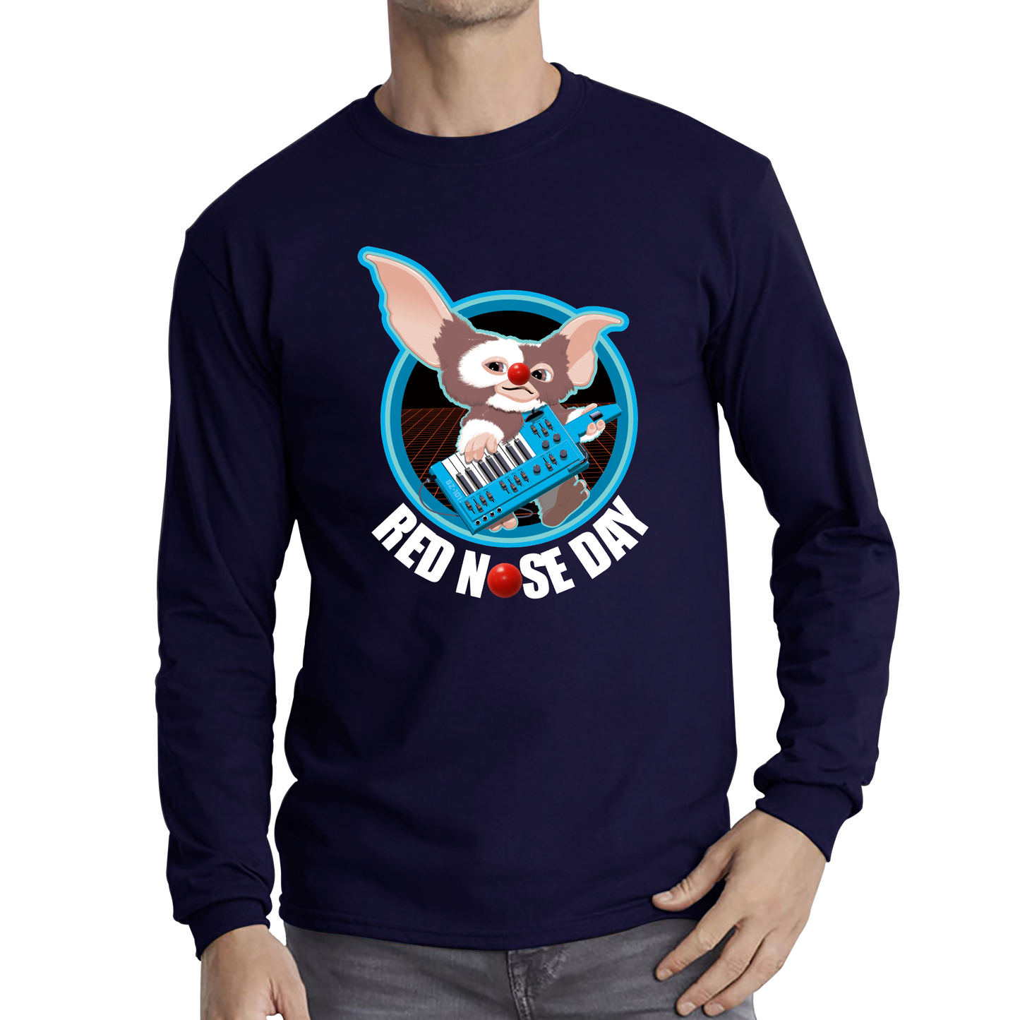 Gremlins Gizmo Piano Red Nose Day T Shirt