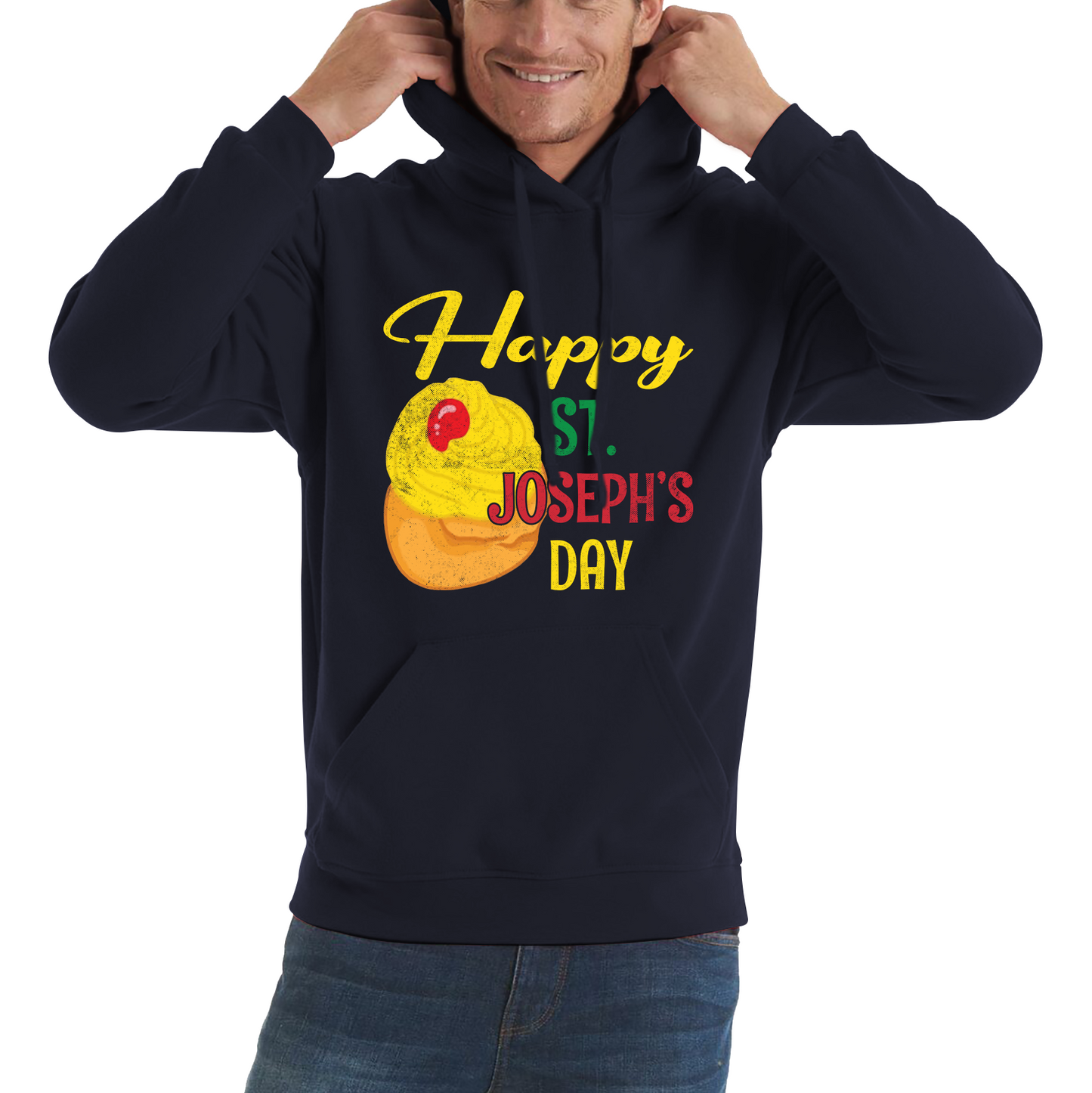 Happy St. Joseph's Day Saint Joseph Pray For Us Traditional Catholic Unisex Hoodie