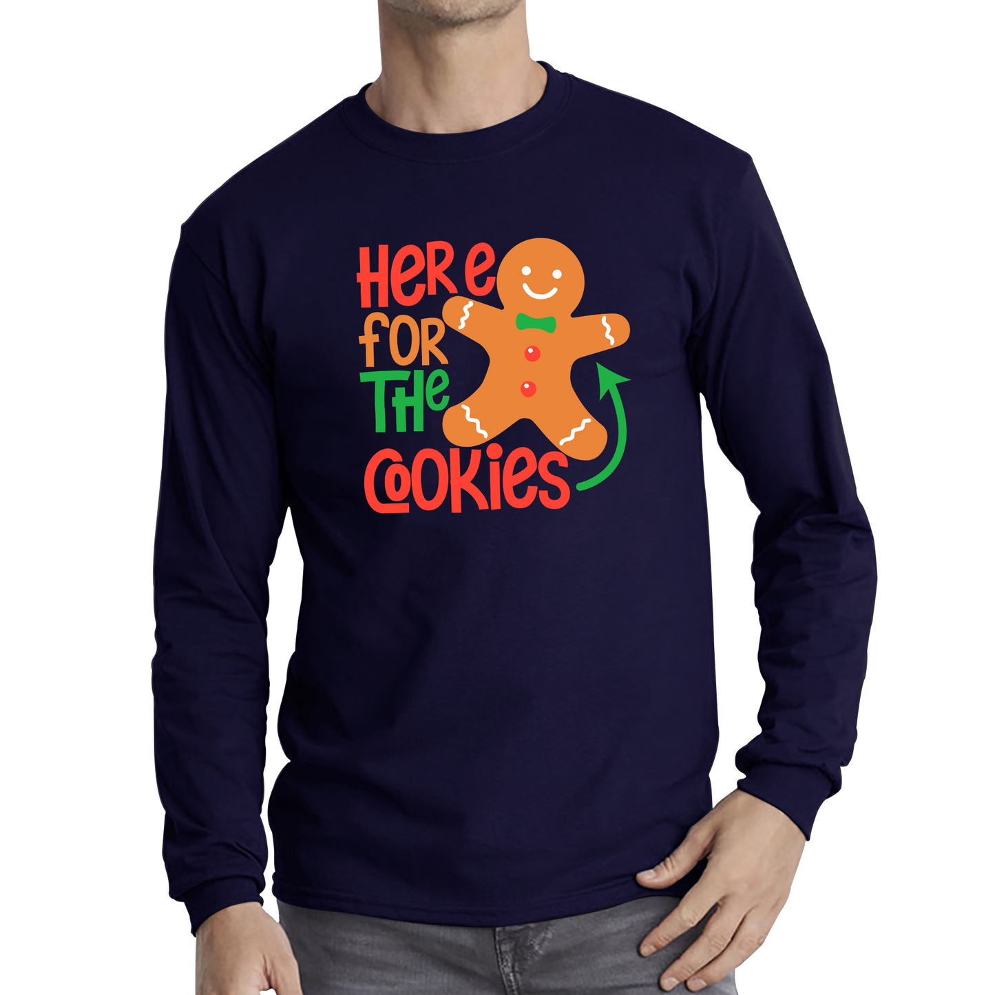 gingerbread long sleeve t shirt