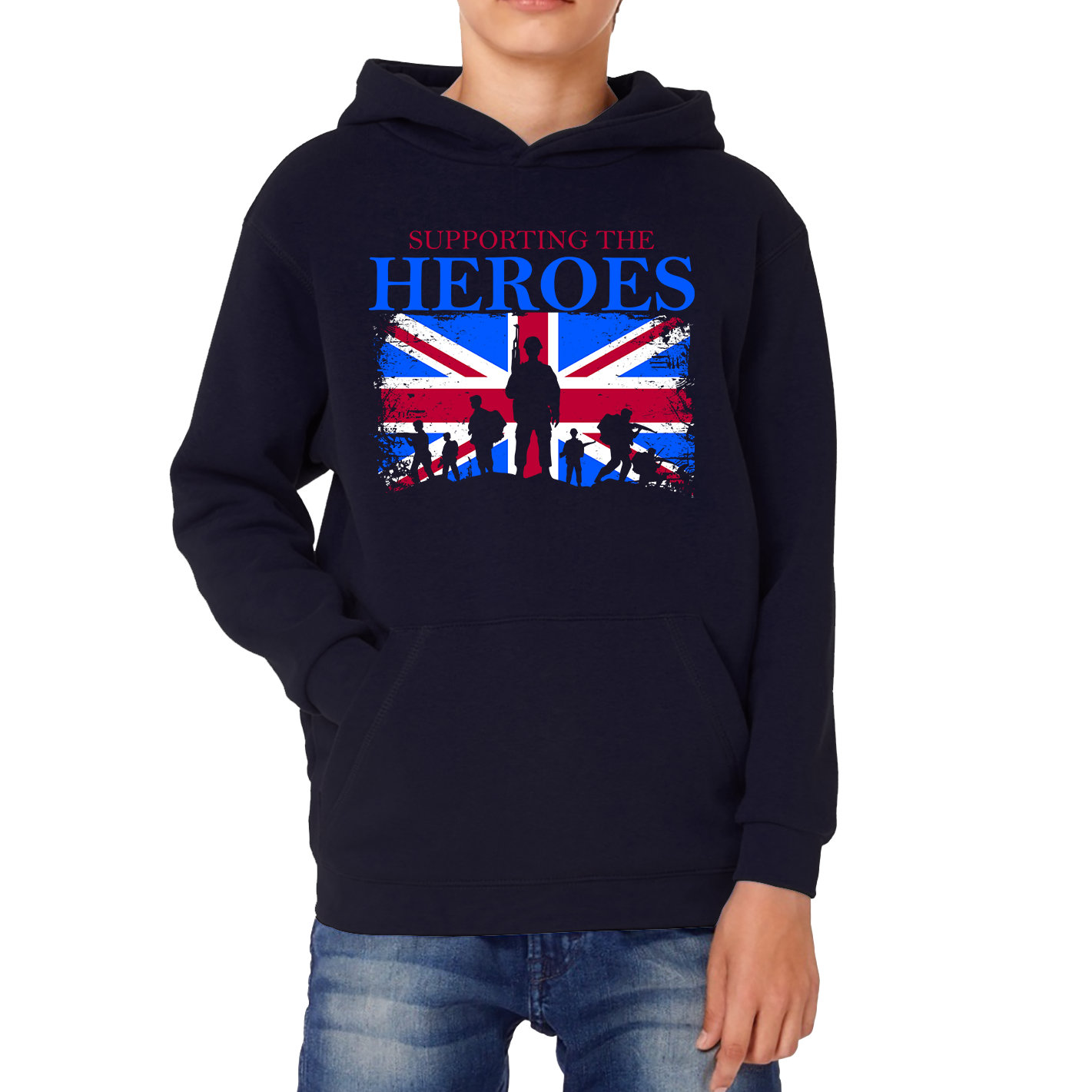 Supporting The Heroes British Veteran Hoodie