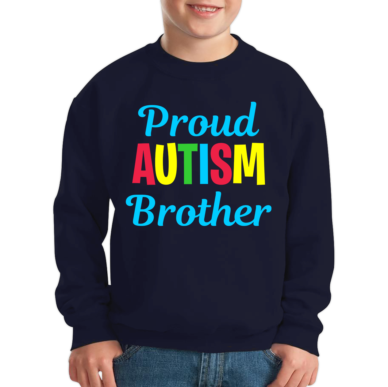 Proud Autism Brother Autism Awareness Sweatshirt
