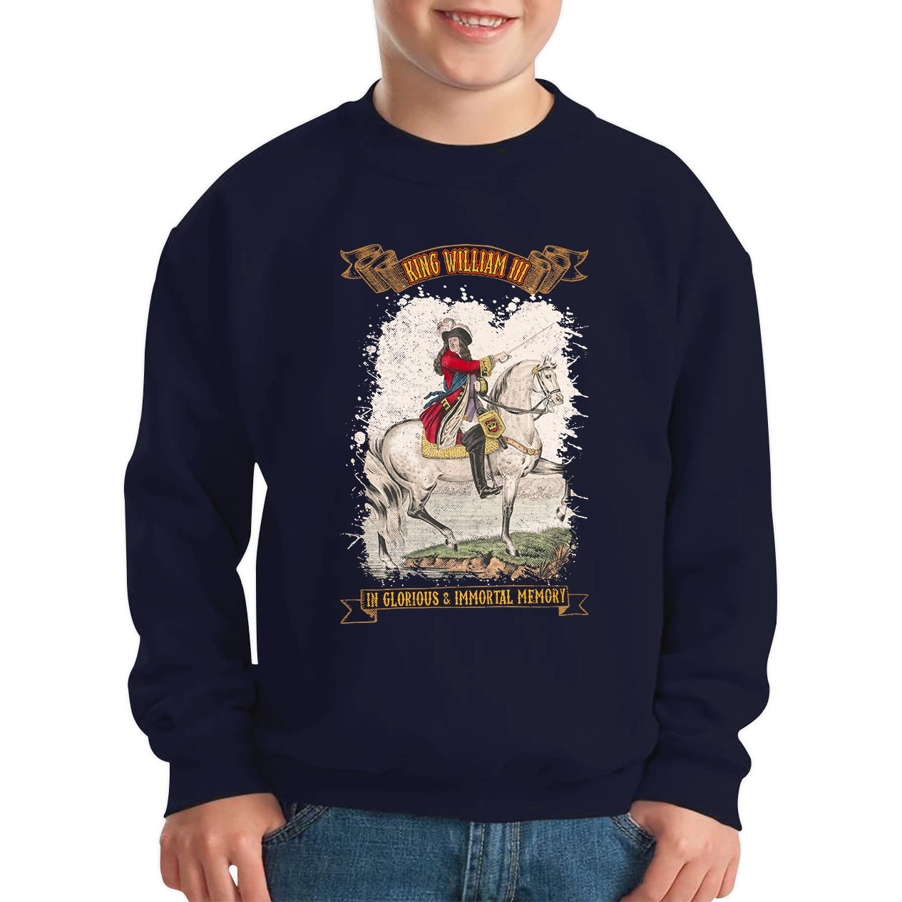 King William III In Glorious And Immortal Memory Sweatshirt