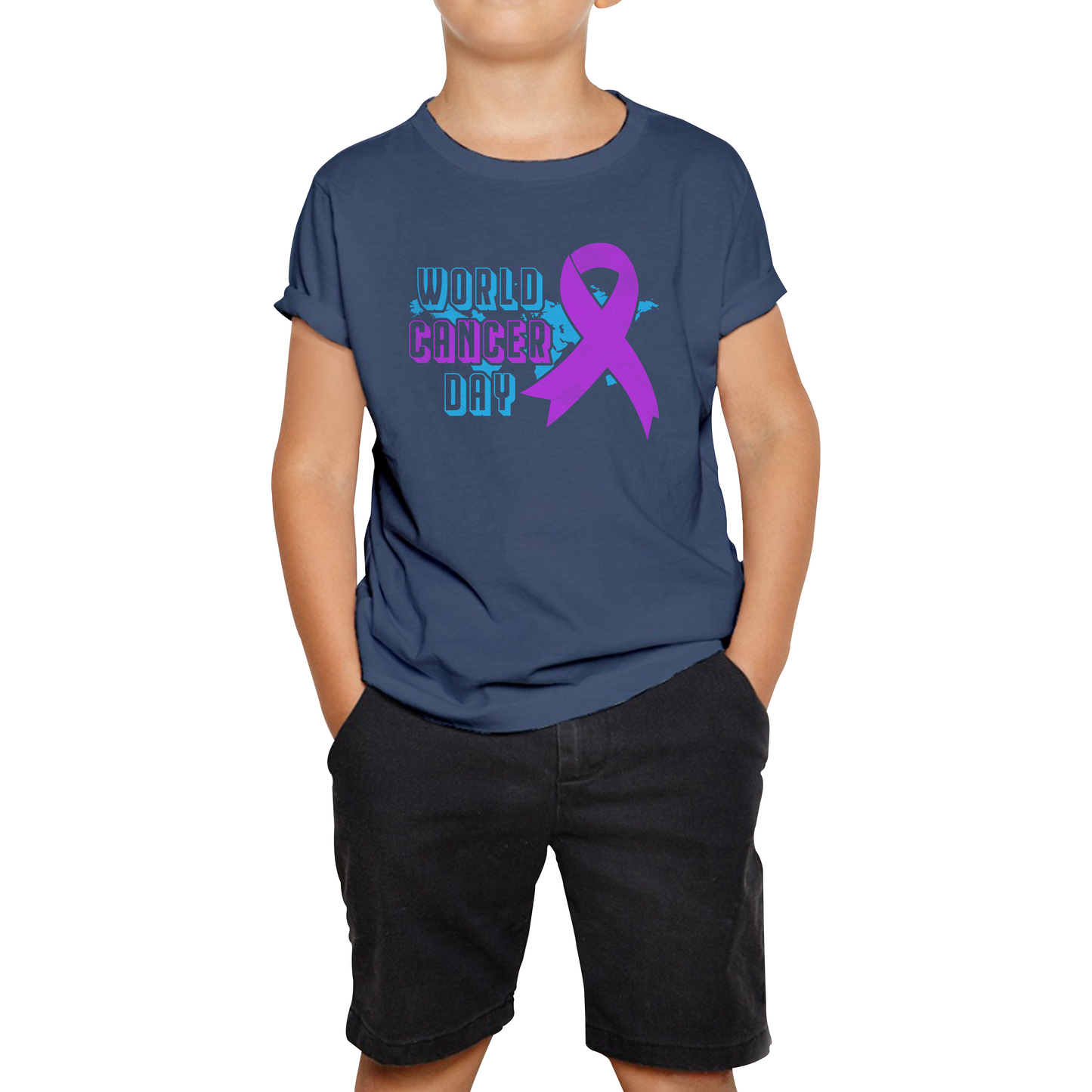 World Cancer Day 4 February Cancer Day Cancer Awareness Cancer Warrior Kids Tee