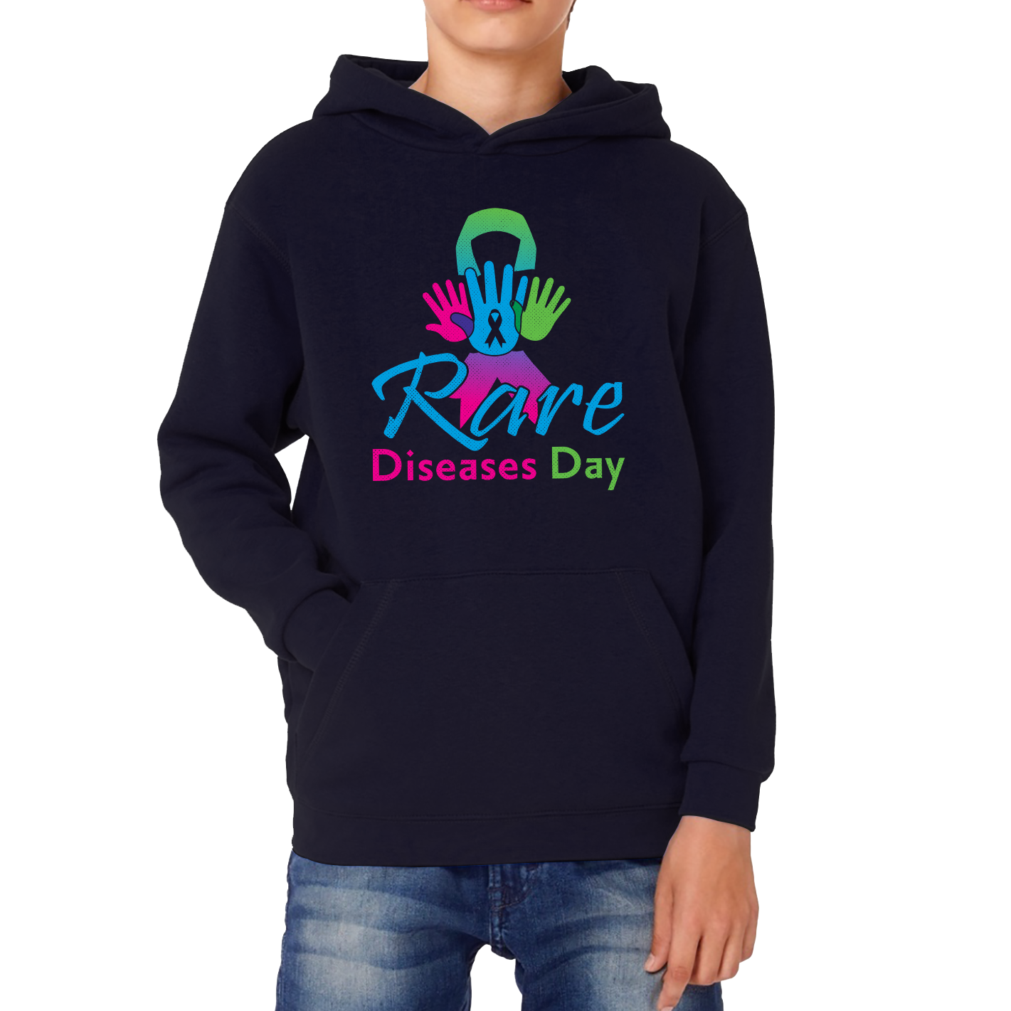 Rare Diseases Day Rare Diseases Awareness Rare Chronic Illness Ehlers-Danlos Syndrome Kids Hoodie