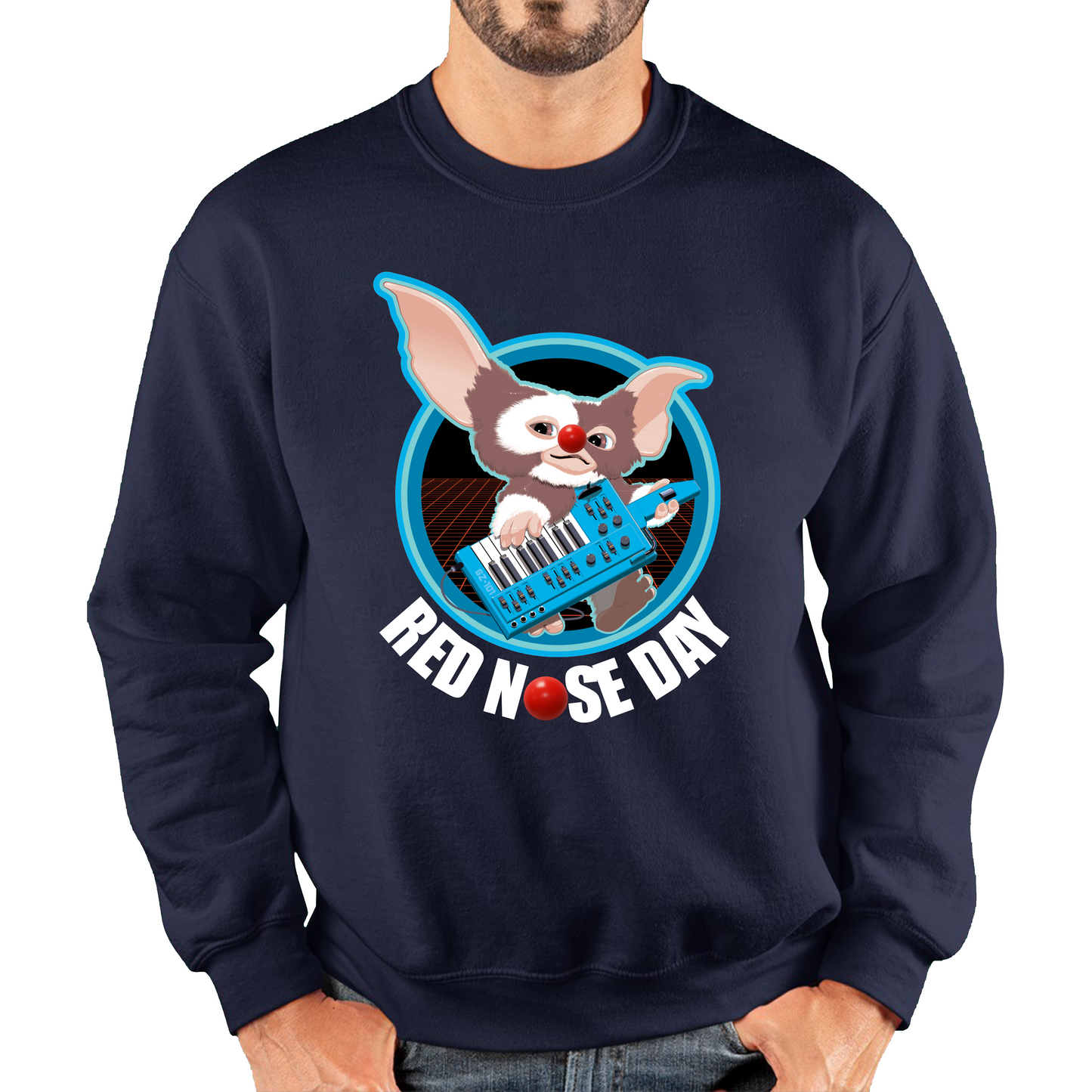 Gremlins Gizmo Piano Red Nose Day Sweatshirt