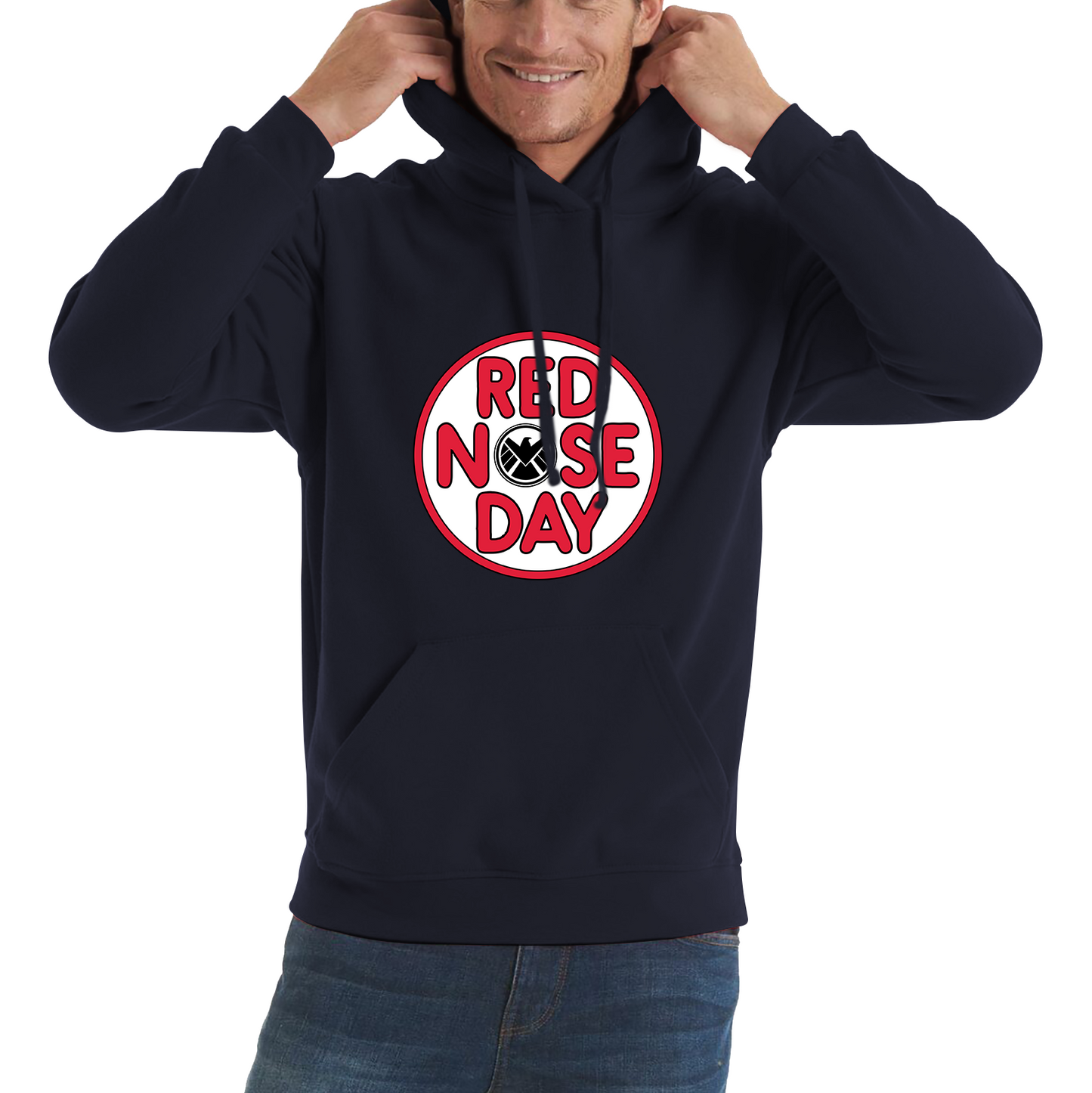 Marvel Shield Red Nose Day Hoodie