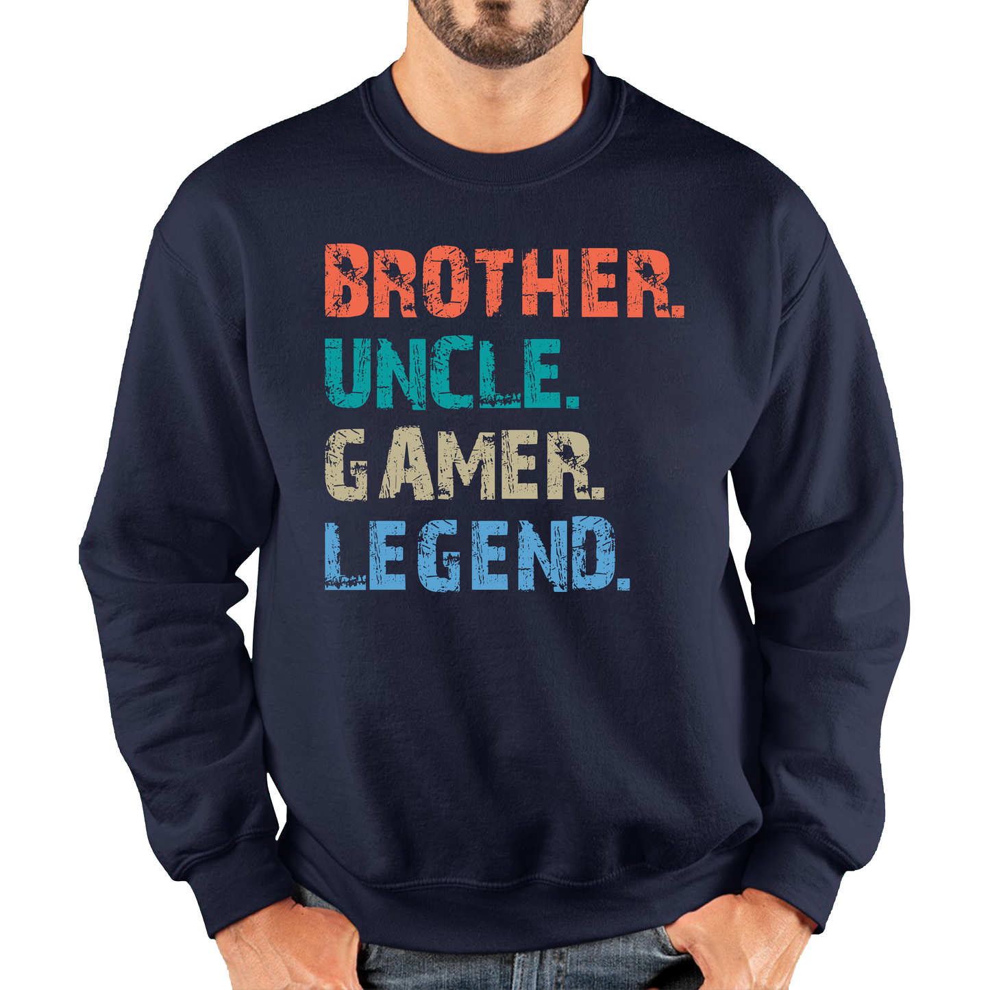 Brother Uncle Gamer Legend Funny Sweatshirt
