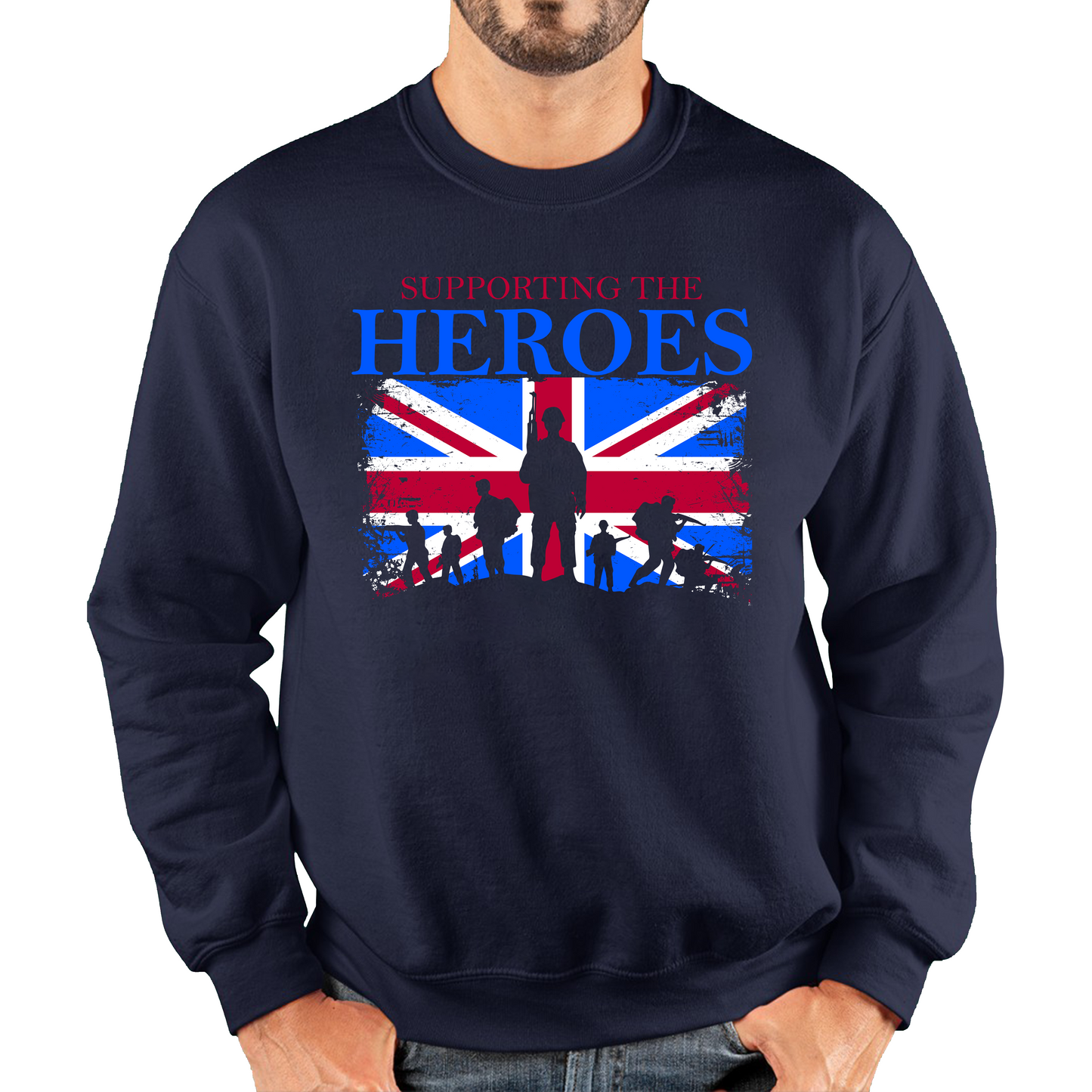 Supporting The Heroes British Veteran Sweatshirt