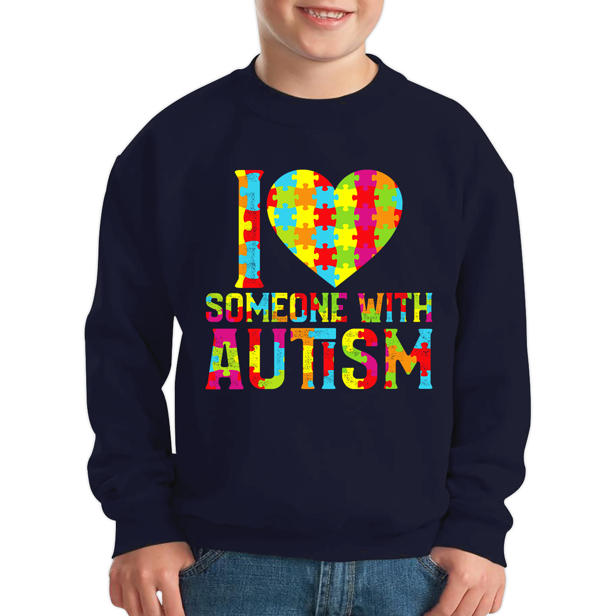 I Love Someone With Autism Sweatshirt
