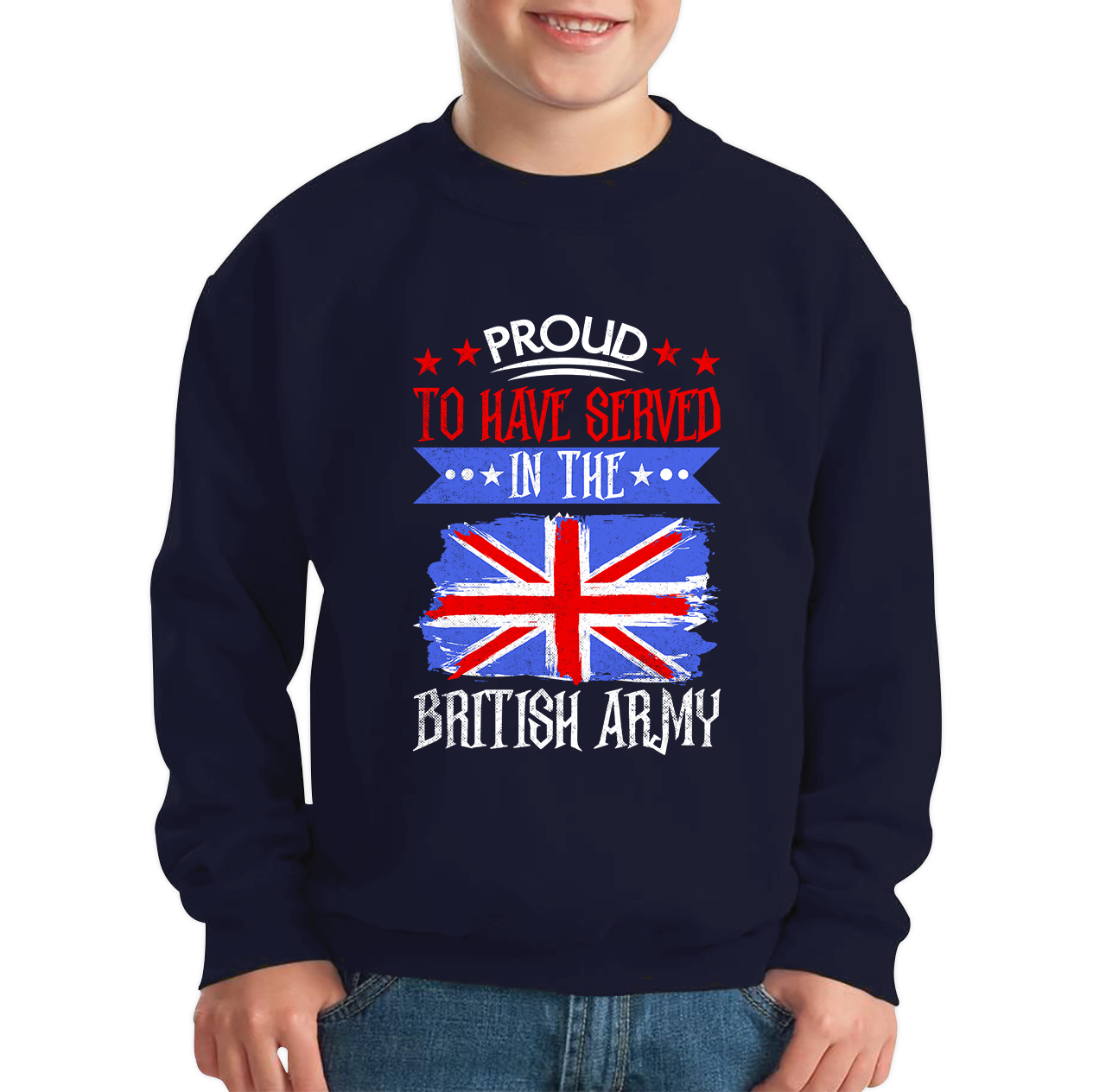 Proud To Have Served In The British Army Veteran Sweatshirt