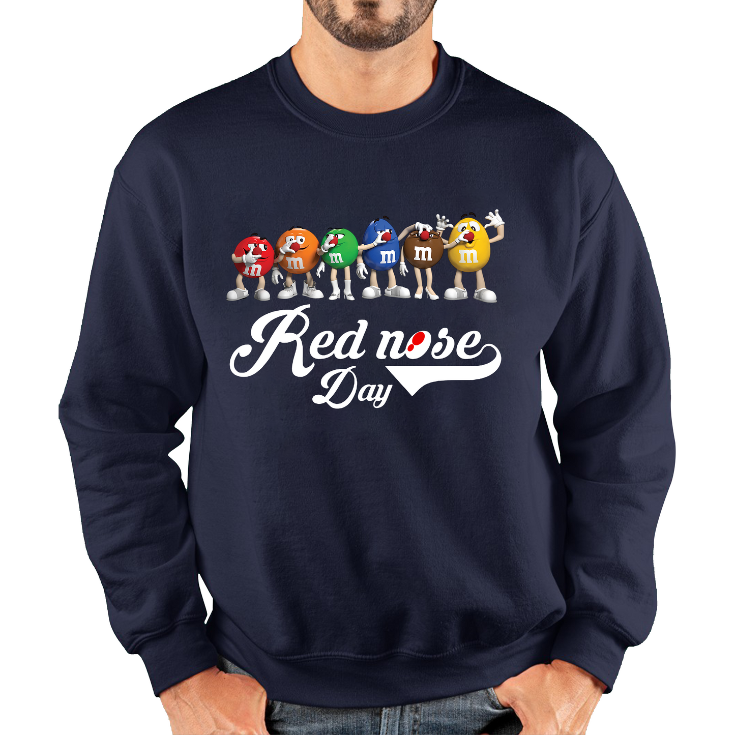M and M's Red Nose Day Sweatshirt