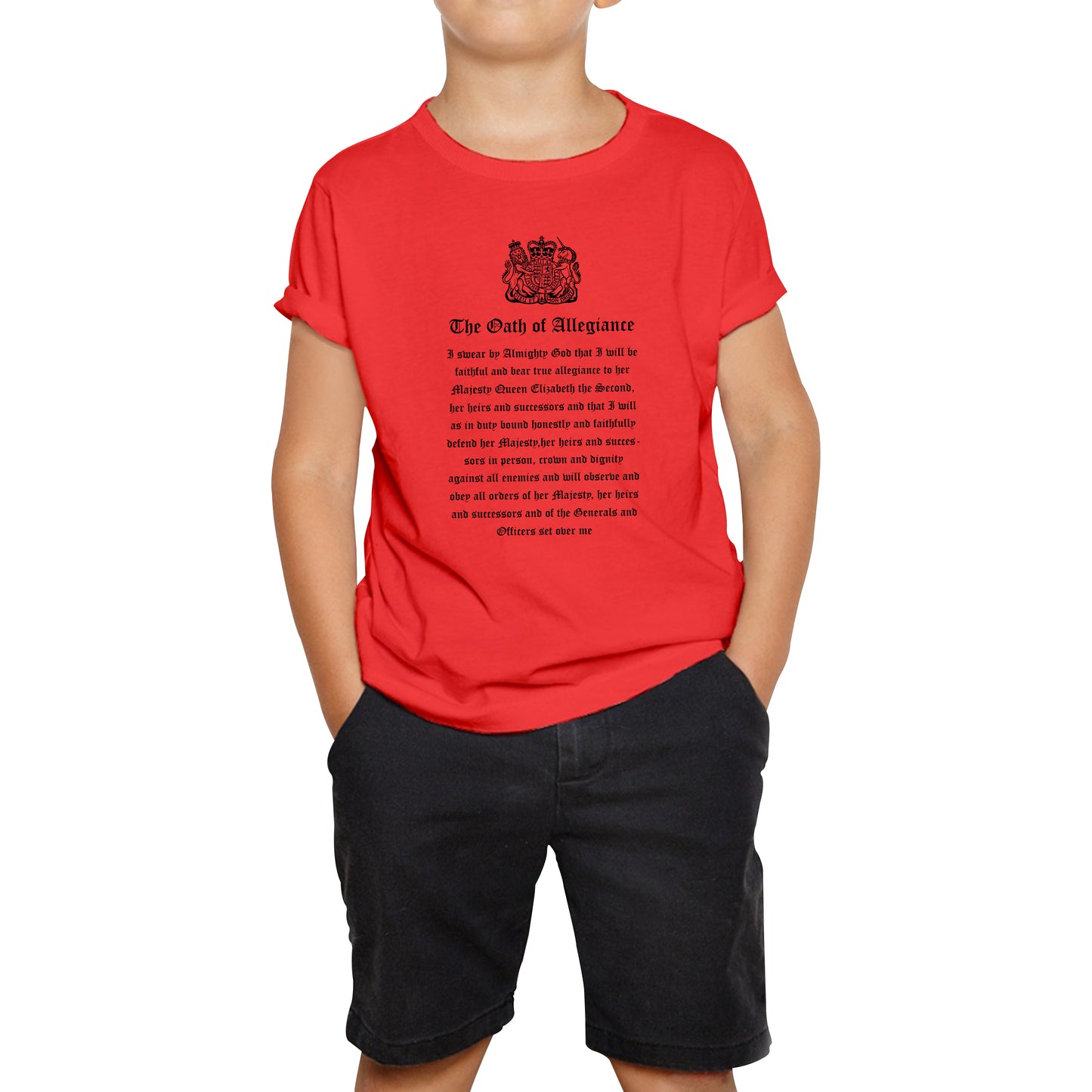 The Oath Of Allegiance British Armed Forces Day Anzac Day Lest We Forget Remembrance Day Veterans Day Kids Tee