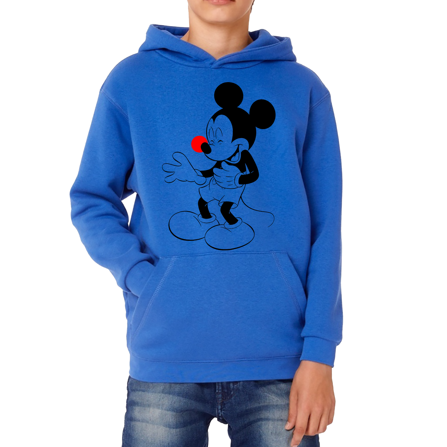 Disney Mickey Mouse Red Nose Day Hoodie