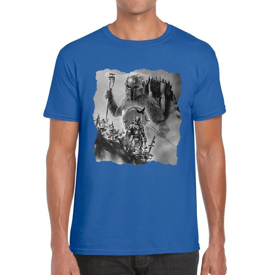 I'm Just A Single Man Trying To Make My Way in The universe Vintage Poster Graphic Movie Series Mens Tee Top