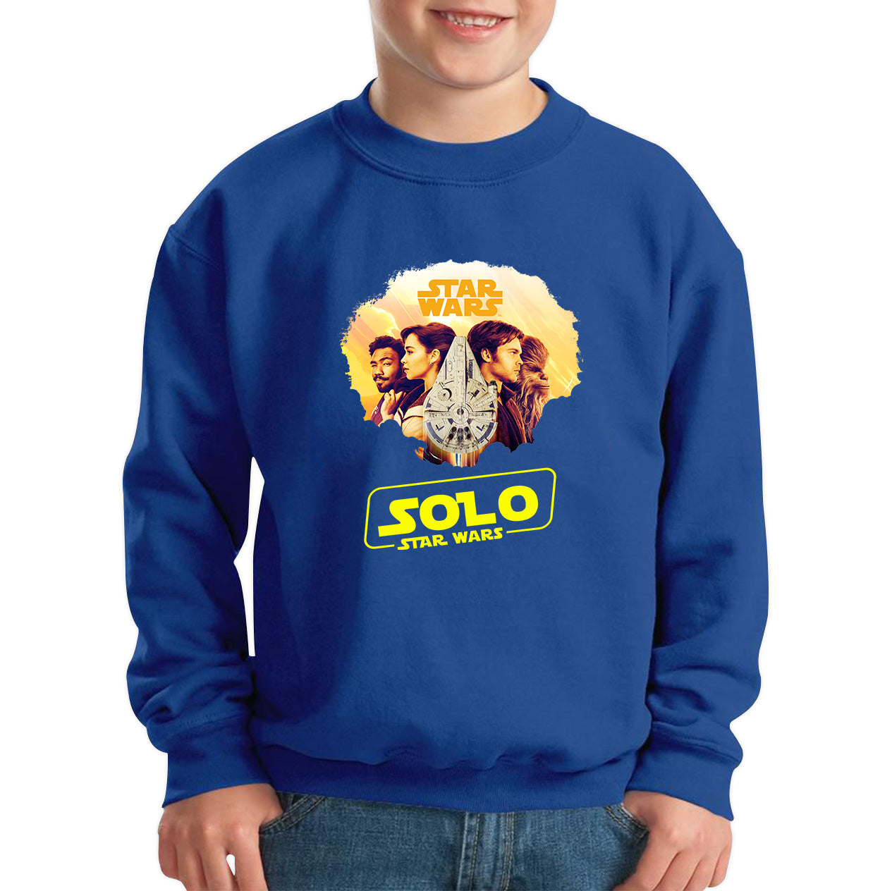 Star Wars Solo Chewie Lando Qira Characters Solo A Star Wars Story Sci-fi Action Adventure Movie Galaxy's Edge Trip Kids Jumper