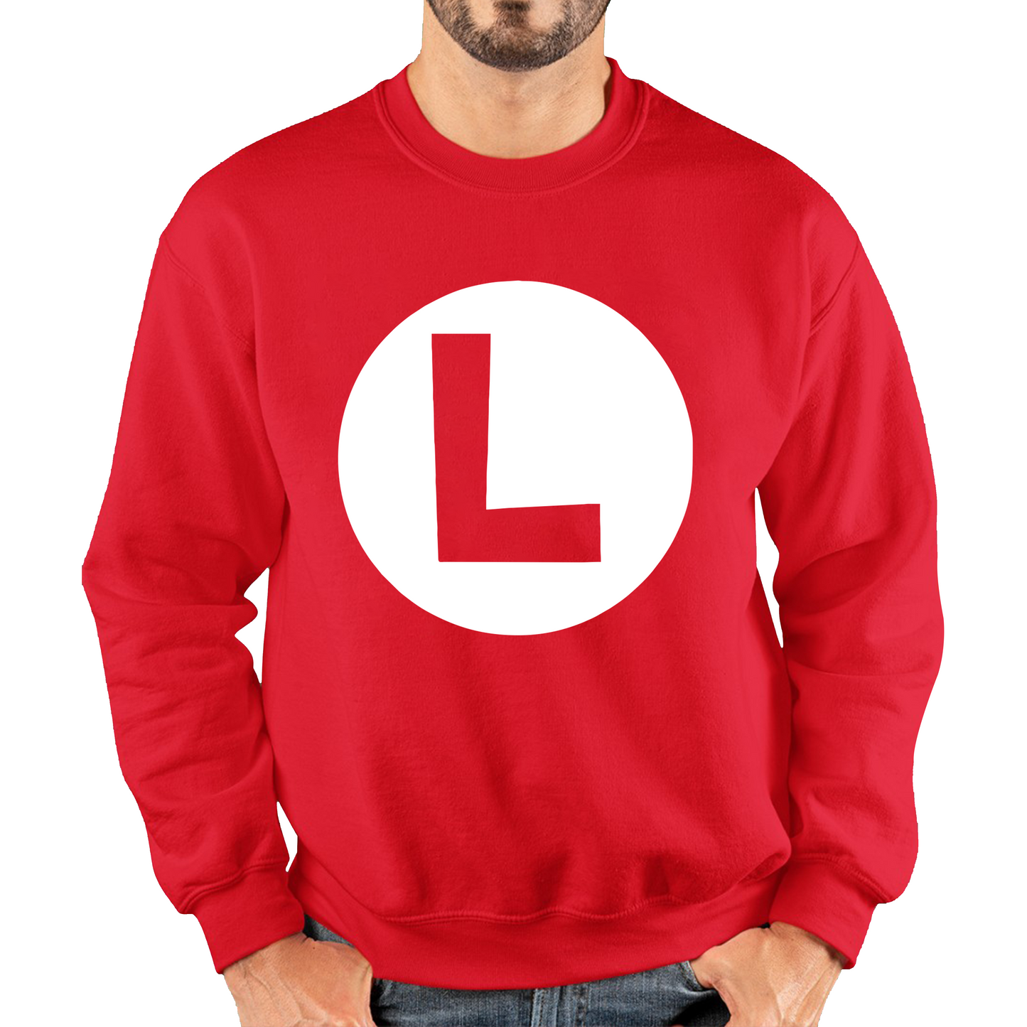 Mario Bros Character Logo Luigi Mario Waluigi Peach Bowser Toad Retro Gaming Unisex Sweatshirt