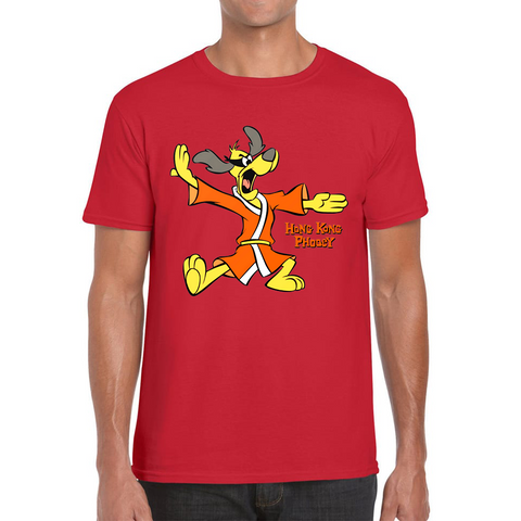 Hong Kong Phooey High Karate Animated TV Series Funny Cartoon Character Adult T Shirt