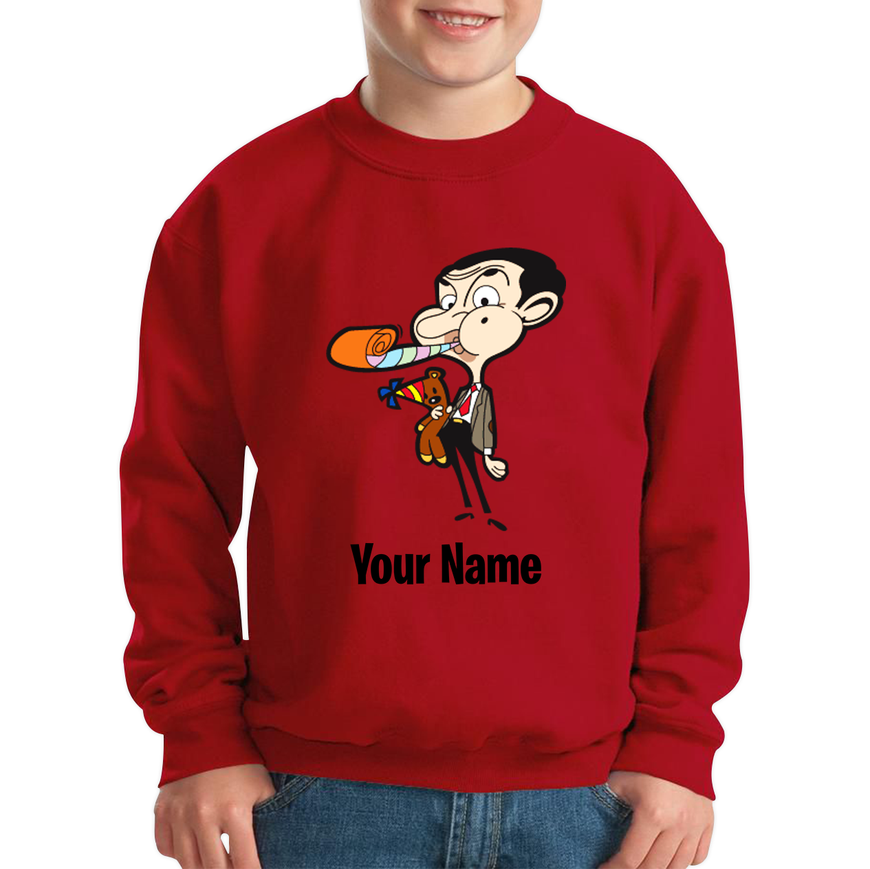 Mr. Bean Personalised Your Custom Name Sweatshirt