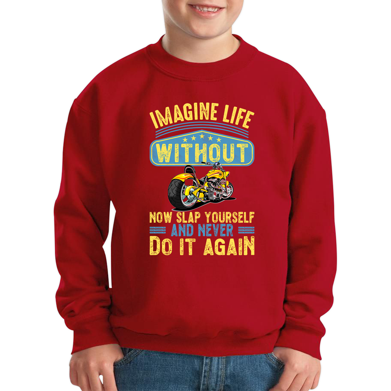Imagine Life Without Motorbikes Sweatshirt