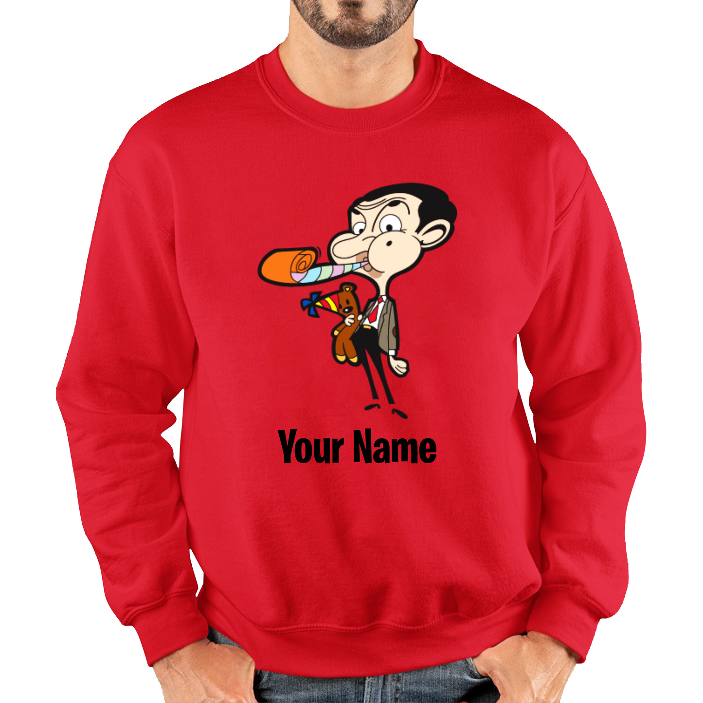 Mr. Bean Personalised Your Custom Name Sweatshirt