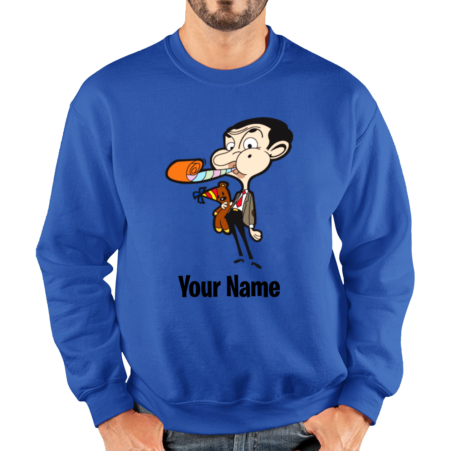 Mr. Bean Personalised Your Custom Name Sweatshirt