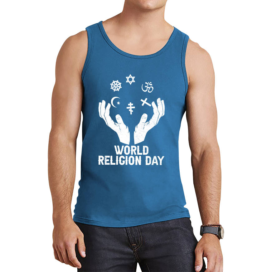 World Religion Day Religious Peace For Everyone Religious Love Religion Day Tank Top